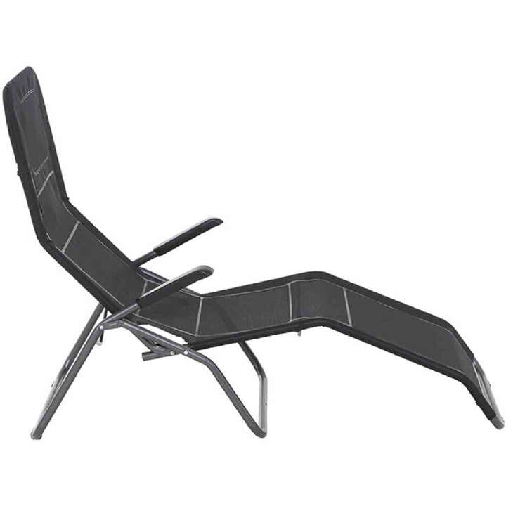 SIENA GARDEN Anco Kippliege anthrazit / schwarz